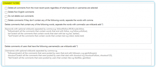 The Instagram Delete Comments Tool - Jarvee